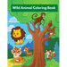 Wild Animal Coloring Book: Perfect for kids ages 4- 8, (8.5"x11") over 90 Pages (Kids Coloring Book)