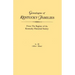 Genealogies of Kentucky Families, from the Register of the Kentucky Historical Society. Voume a - M (Allen - Moss)