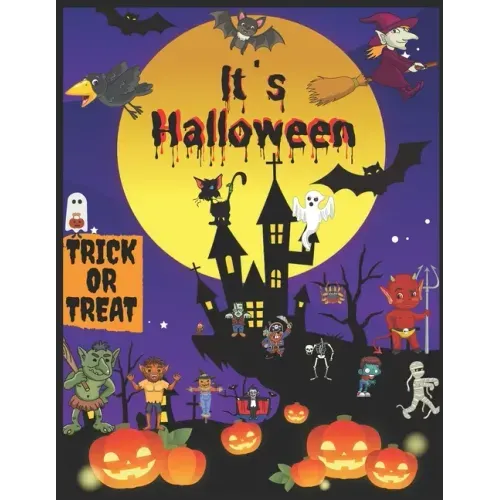It's Halloween: I Spy Spooky Learning Activity Book For Kids