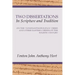 Two Dissertations In Scripture and Tradition