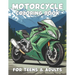 Motorcycle Coloring Book for Kids, Teens, and Adults