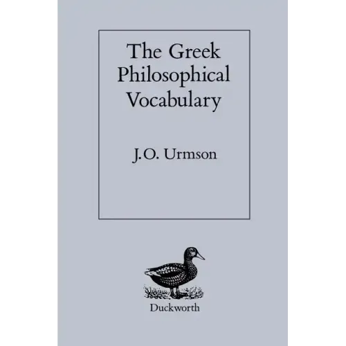 Greek Philosophical Vocabulary