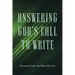 Answering God's Call to Write