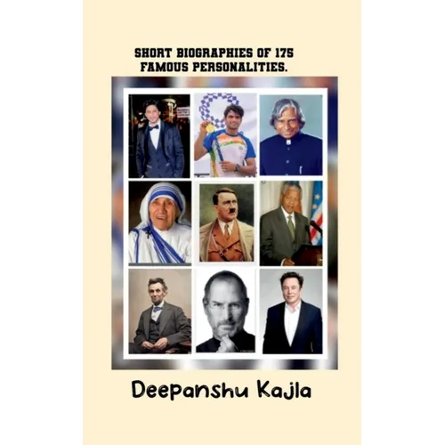 Short biographies of 175 famous personalities.