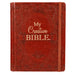 KJV Holy Bible, My Creative Bible, Faux Leather Hardcover - Ribbon Marker, King James Version, Toffee Brown W/Elastic Closure