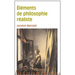 Elements de Philosophie Realiste