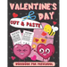 Valentine's Day Cut & Paste Workbook for Preschool: Scissor Skills Activity Book for Kids Ages 3-5