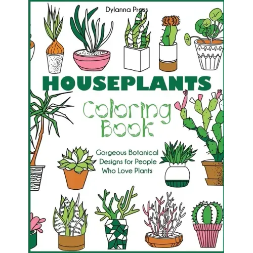 Houseplants Coloring Book