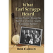 What Earl Scruggs Heard: String Music Along the North Carolina-South Carolina Border