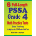 6 Full-Length PSSA Grade 4 Math Practice Tests: Extra Test Prep to Help Ace the PSSA Grade 4 Math Test