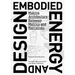 Embodied Energy and Design: Making Architecture Between Metrics and Narratives