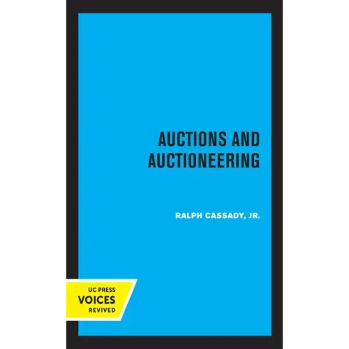 Auctions and Auctioneering