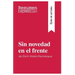 Sin novedad en el frente de Erich Maria Remarque (Guía de lectura): Resumen y análisis completo