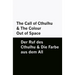 The Call of Cthulhu & The Colour Out of Space / Der Ruf des Cthulhu & Die Farbe aus dem All [Bilingual Edition] - English & German