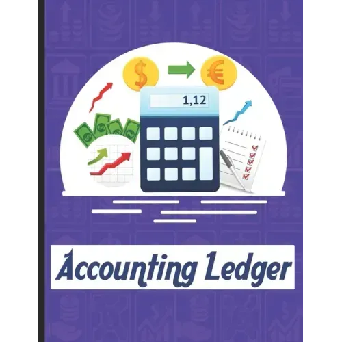 accounting ledgers for bookkeeping: Accounting General Ledge, sustained and long lasting tracking and record keeping Size:8.5"x11" in 100