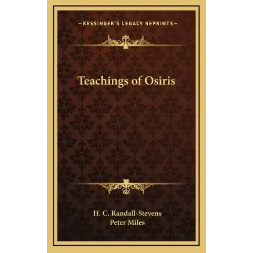Teachings of Osiris