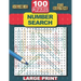 100 Number Search Puzzles: Number Search Puzzle Book for Adults, Teens and Seniors, Large Print-Edition, with Solutions (Search and Find)