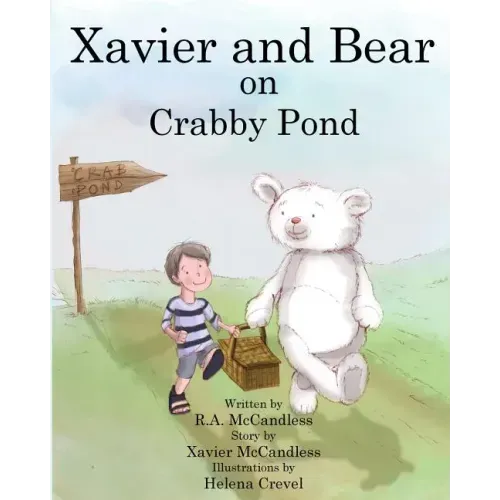 Xavi and Bear on Crab Pond