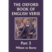 The Oxford Book of English Verse, Part 3: Milton to Burns (Yesterday's Classics)