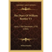 The Diary Of William Bentley V1: April, 1784-December, 1792 (1905)