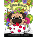 Mischievous Pug Coloring Book for Adults: Doodle of Dog and Puppy Coloring book