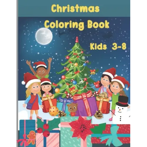 Toddlers Easy Christmas Coloring Book: Simple Fun Large Image for kids age between 3-8.