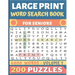 Large Print Word Search Book: Over 200 puzzles for seniors in Large print - 20 words per page to search - 4000 words - Volume 1