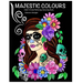Majestic Colours Adult Colouring Book, Stress Relieving, Calavera Designs: Calavera Sugar Skulls design