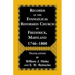 Records Of The Evangelical Reformed Church In Frederick, Maryland 1746-1800