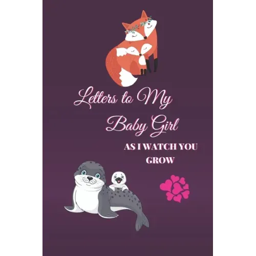 Letters to My Baby Girl As I Watch You Grow: 120 Pages Blank Lined Journal to Write In. Gift for New Parents Mother Son and Daughter. Mom And Daughter