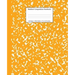 Marbled Composition Notebook: Orange Marble Wide Ruled Paper Subject Book