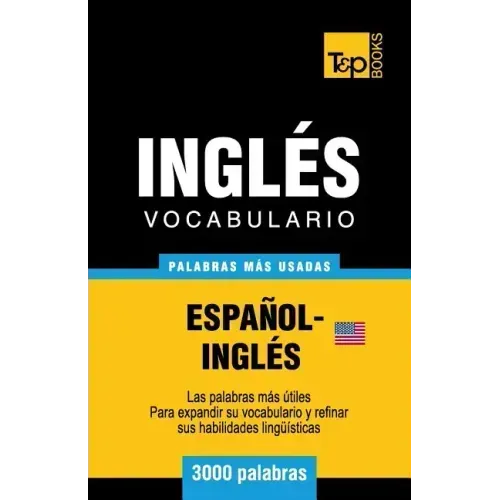 Vocabulario español-inglés americano - 3000 palabras más usadas