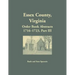 Essex County, Virginia Order Book Abstracts 1716-1723, Part III
