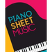 Piano Sheet Music: Empty staff pages for composing and writing songs * 8" x 10" 100 pages