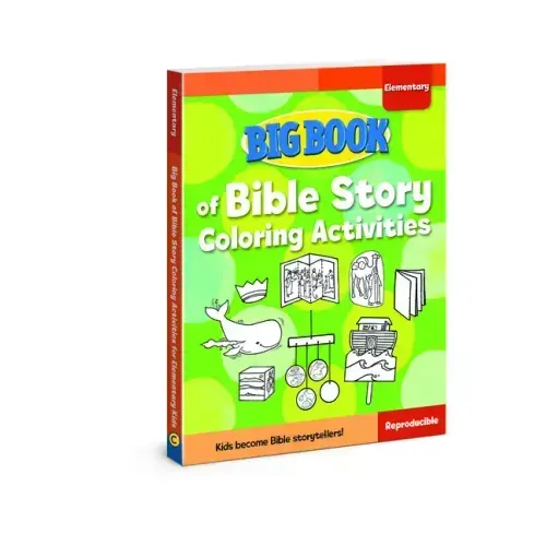 Big Book of Bible Story Coloring Activities for Elementary Kids