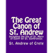 The Great Canon of St. Andrew of Crete
