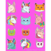Sticker Album For Girls: 100 Plus Pages For PERMANENT Sticker Collection, Activity Book For Girls - 8.5 by 11