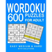 Wordoku 600 Puzzles for Adult: Easy Medium & Hard Puzzles with Solution