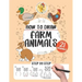 How to draw farm animals: 21 step-by-step