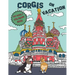 Corgis On Vacation: An Adult Coloring Book