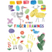 My first finger drawings: Cute animals finger painted, easy to draw for toddlers or small kids