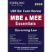 MBE & MEE Essentials: UBE Bar Exam Governing Law
