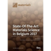 State-Of-The-Art Materials Science in Belgium 2017