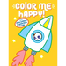 Color Me Happy! (Yellow): With Shiny Outlines to Guide Little Hands
