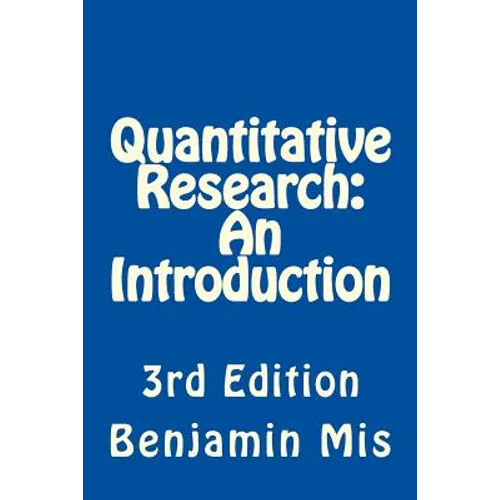 Quantitative Research: An Introduction