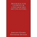 Beiträge zur Literatur und Sage des Mittelalters: Originalausgabe von 1850