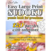 David Karn Easy Large Print Sudoku Puzzle Book for Grandmas: 120 Puzzles With Solutions - Improve your memory, delay dementia, reduce risk of Alzheime