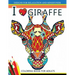 I love Giraffe Coloring Book for Adults: An Adult Coloring Book