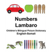 English-Somali Numbers/Lambaro Children's Bilingual Picture Dictionary