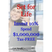 Set for Life: Invest 10% Spend $1,000,000 Tax-FREE